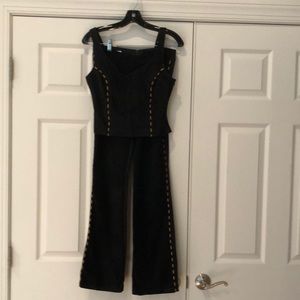 Cache suede & Lycra  pants outfit small